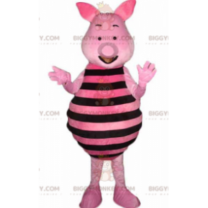 BIGGYMONKEY™ maskotkostume af Piglet, den berømte lyserøde gris