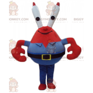 Mr. Crabs Beroemde rode krab mascottekostuum BIGGYMONKEY™ in