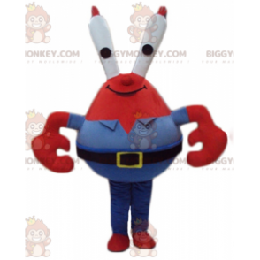 Costume de mascotte BIGGYMONKEY™ de Monsieur Crabs crabe rouge