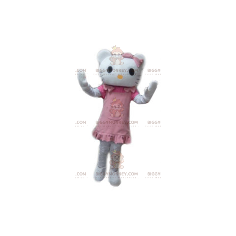 BIGGYMONKEY™ Hello Kitty beroemde cartoon witte kat mascotte