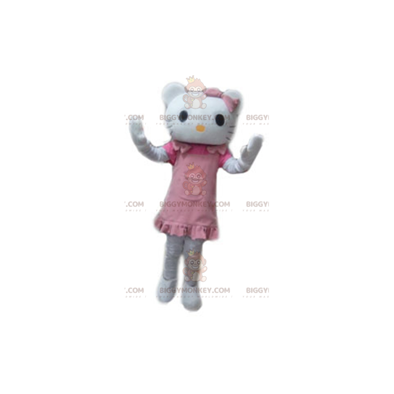 BIGGYMONKEY™ Hello Kitty Berømt tegneserie hvid kat maskot