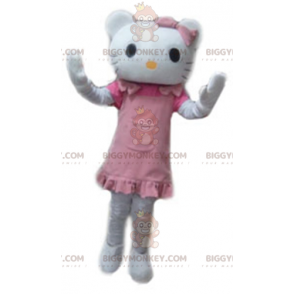 BIGGYMONKEY™ Hello Kitty Berømt tegneserie hvid kat maskot