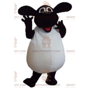 Costume mascotte BIGGYMONKEY™ Pecora cartone animato in bianco