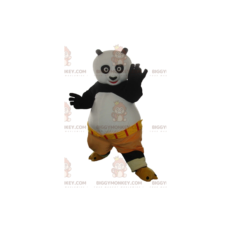 BIGGYMONKEY™ maskotkostume af den berømte panda Po fra