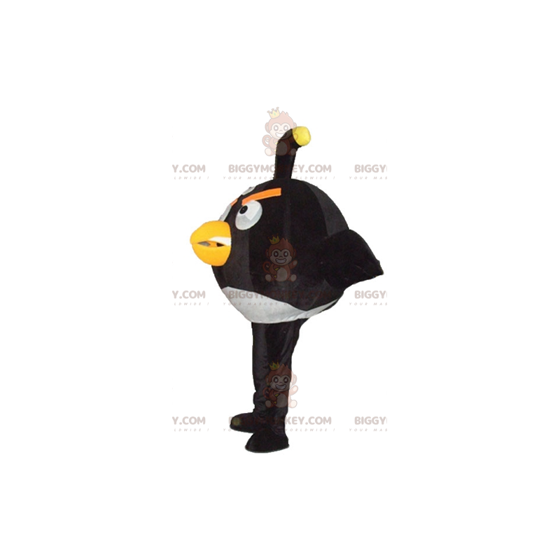 BIGGYMONKEY™ mascottekostuum van grote zwart-witte vogel uit