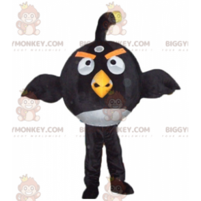 BIGGYMONKEY™ maskotdräkt av stor svartvit fågel från det