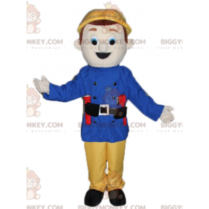 Brandweerman Watchman BIGGYMONKEY™ mascottekostuum -