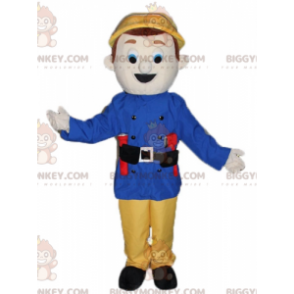 Costume de mascotte BIGGYMONKEY™ d'homme de gardien de pompier