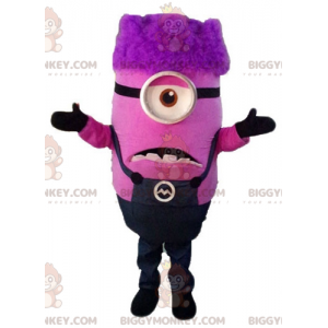 BIGGYMONKEY™ Costume da mascotte Minion rosa Personaggio di