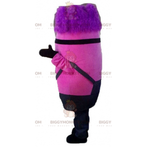 BIGGYMONKEY™ Pink Minion-maskotkostume Despicable Me Character