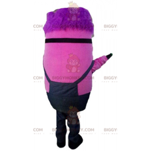 BIGGYMONKEY™ Pink Minion Mascot Costume Despicable Me Character