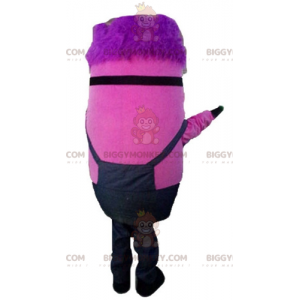 Costume de mascotte BIGGYMONKEY™ de Minion rose personnage de