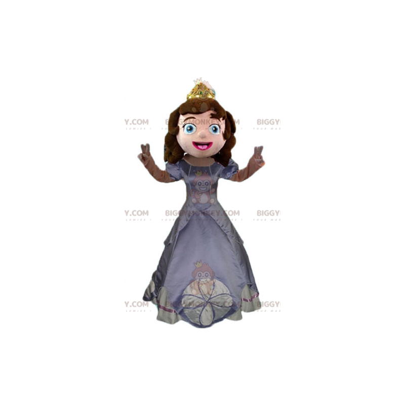 Costume de mascotte BIGGYMONKEY™ de princesse avec une robe