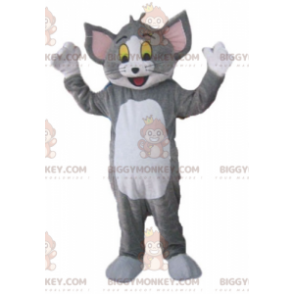 Disfraz de mascota BIGGYMONKEY™ de Tom, el famoso gato gris y