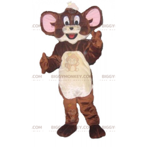 Traje de mascote BIGGYMONKEY™ de Jerry, o famoso rato marrom