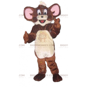 Traje de mascote BIGGYMONKEY™ de Jerry, o famoso rato marrom