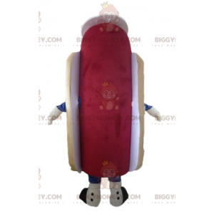 Costume de mascotte BIGGYMONKEY™ de hot-dog géant mignon et