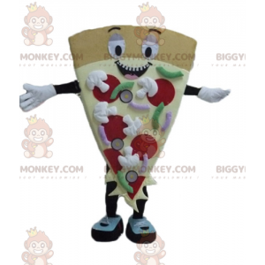 Costume de mascotte BIGGYMONKEY™ de part de pizza géante