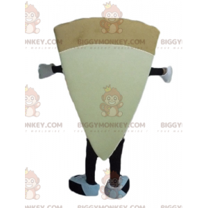 Traje de mascote BIGGYMONKEY™ com fatia de pizza gigante