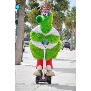 Big Hairy Green Bird BIGGYMONKEY™ Mascot Costume -