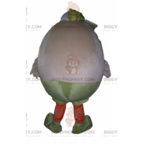 BIGGYMONKEY™ Costume da mascotte Uovo gigante molto sorridente