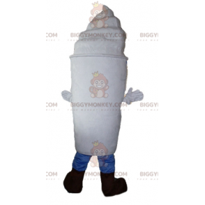 Costume de mascotte BIGGYMONKEY™ de pot de glace géant tout