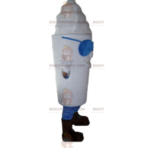 Costume de mascotte BIGGYMONKEY™ de pot de glace géant tout