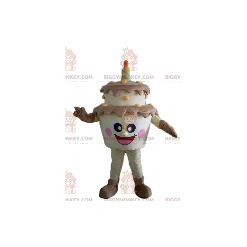 BIGGYMONKEY™ Maskottchen-Kostüm für Riesen-Geburtstagstorte in
