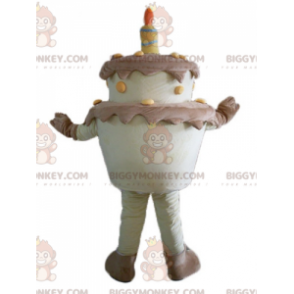 Costume mascotte BIGGYMONKEY™ torta di compleanno gigante