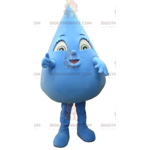Kostium maskotka gigantyczna niebieska kropla wody BIGGYMONKEY™