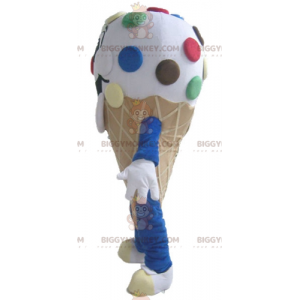 BIGGYMONKEY™ Giant Ice Cream Cone maskottiasu Smartiesilla -