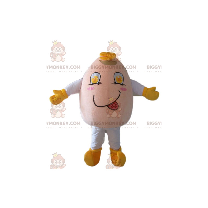 Kostým maskota BIGGYMONKEY™ Velmi usměvavé a veselé obří vejce