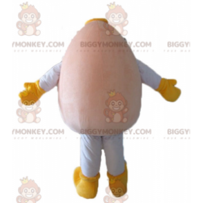 BIGGYMONKEY™ Mascot Costume Very Smiling and Cheerful Giant Egg