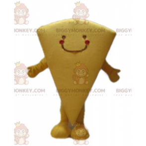 Fato de mascote BIGGYMONKEY™ Fatia de Bolo Amarelo Gigante –