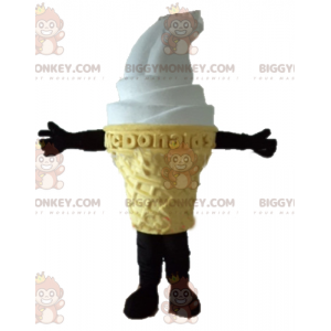 Fantasia de mascote BIGGYMONKEY™ de casquinha de sorvete do Mc
