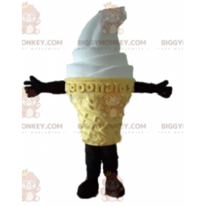 Fantasia de mascote BIGGYMONKEY™ de casquinha de sorvete do Mc