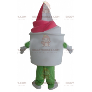 Costume da mascotte BIGGYMONKEY™ della vasca del gelato gigante