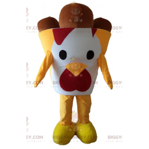 Costume de mascotte BIGGYMONKEY™ de cornet de glace de bonbons