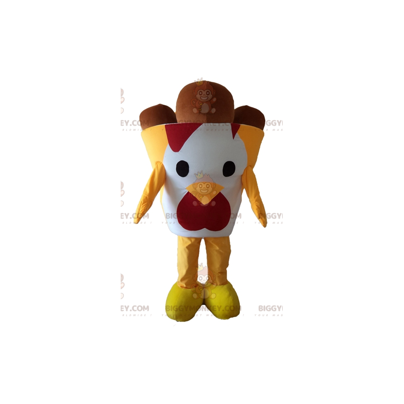 Costume de mascotte BIGGYMONKEY™ de cornet de glace de bonbons