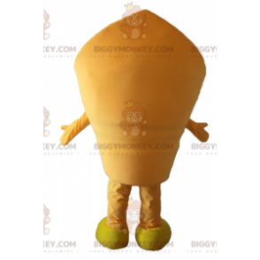 Costume da mascotte cono gelato al cioccolato e caramelle