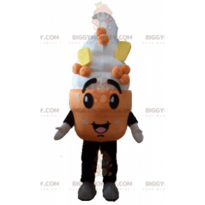 Costume da mascotte cono gelato BIGGYMONKEY™ - Biggymonkey.com