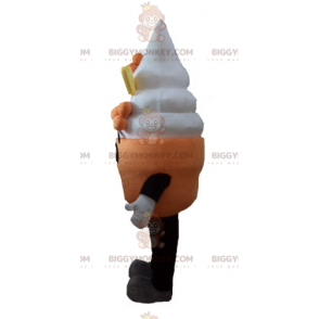 Costume da mascotte cono gelato BIGGYMONKEY™ - Biggymonkey.com