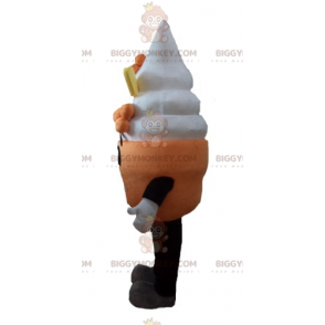 Fantasia de mascote de casquinha de sorvete BIGGYMONKEY™ –