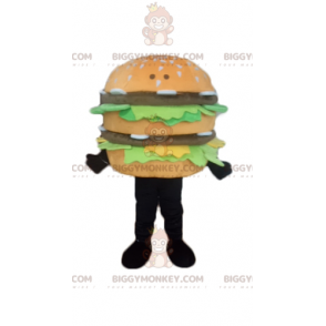 Disfraz de mascota hamburguesa gigante BIGGYMONKEY™ muy