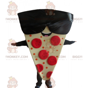 Costume de mascotte BIGGYMONKEY™ de part de pizza géante avec