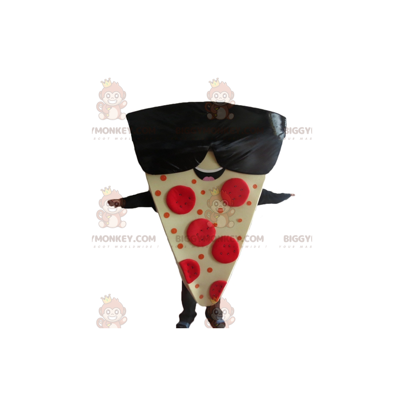 Costume de mascotte BIGGYMONKEY™ de part de pizza géante avec