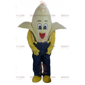 Costume da mascotte Giant Banana BIGGYMONKEY™ vestito con una