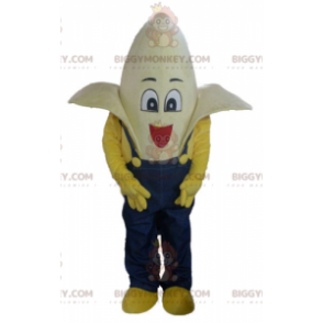 Giant Banana BIGGYMONKEY™ Mascot Costume Dressed in Blue