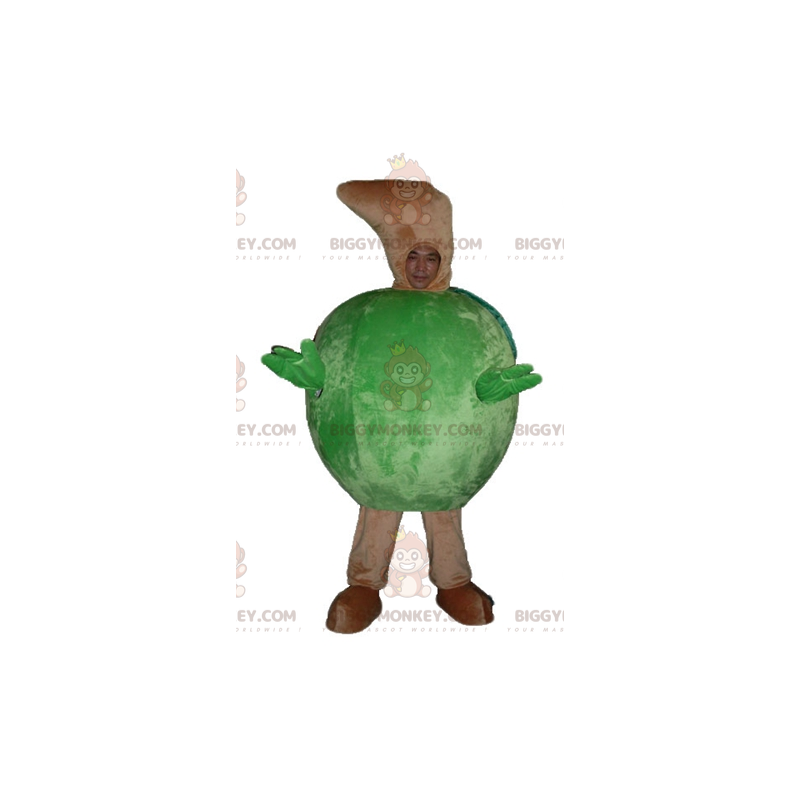 All Round Giant Green Apple BIGGYMONKEY™ maskottiasu -