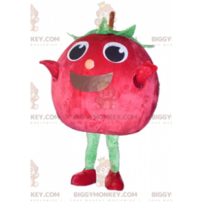 Disfraz de mascota BIGGYMONKEY™ gigante rojo y verde fresa